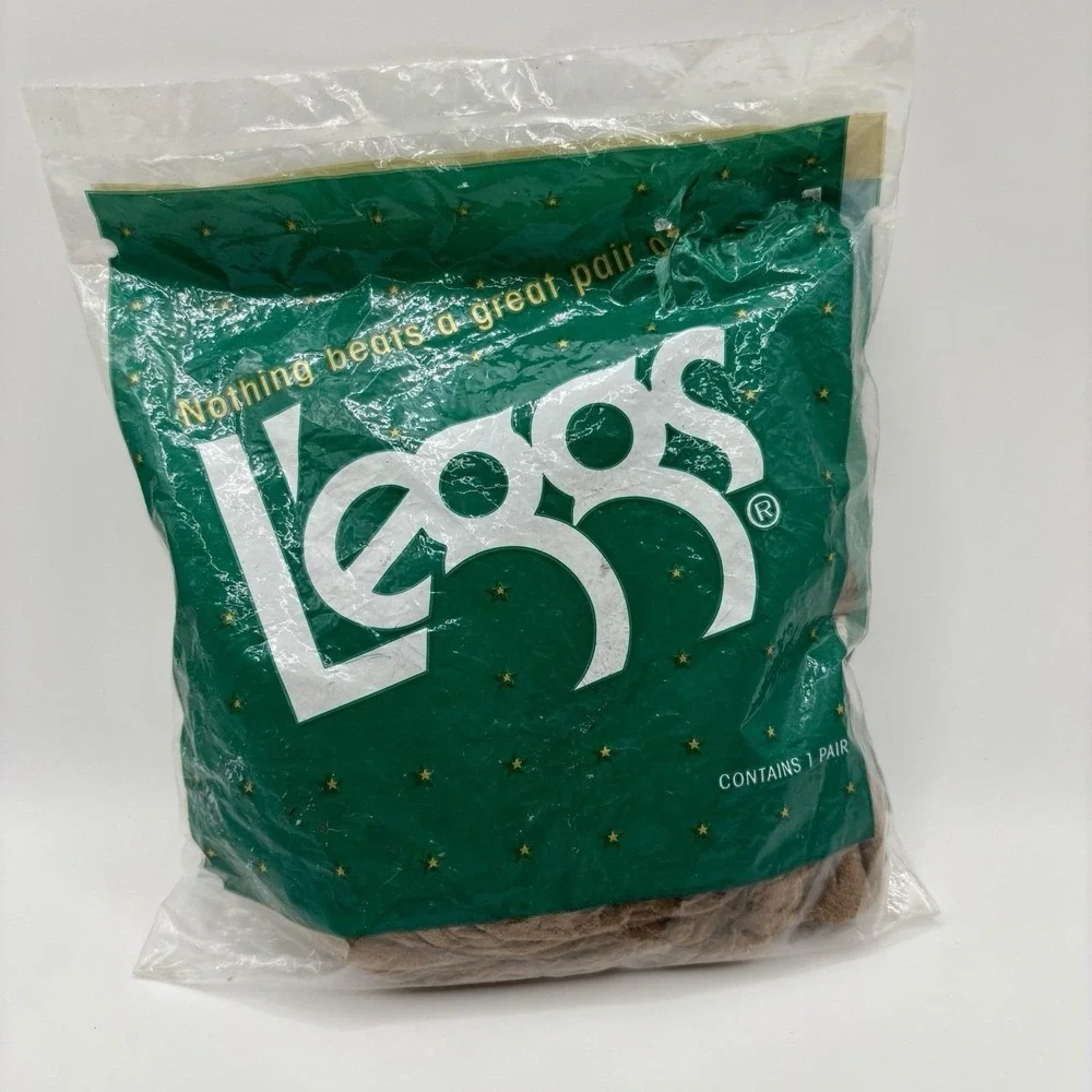 Vtg 90s NOS L'eggs Control Top Pantyhose Suntan Size A 1 Pair 3103991